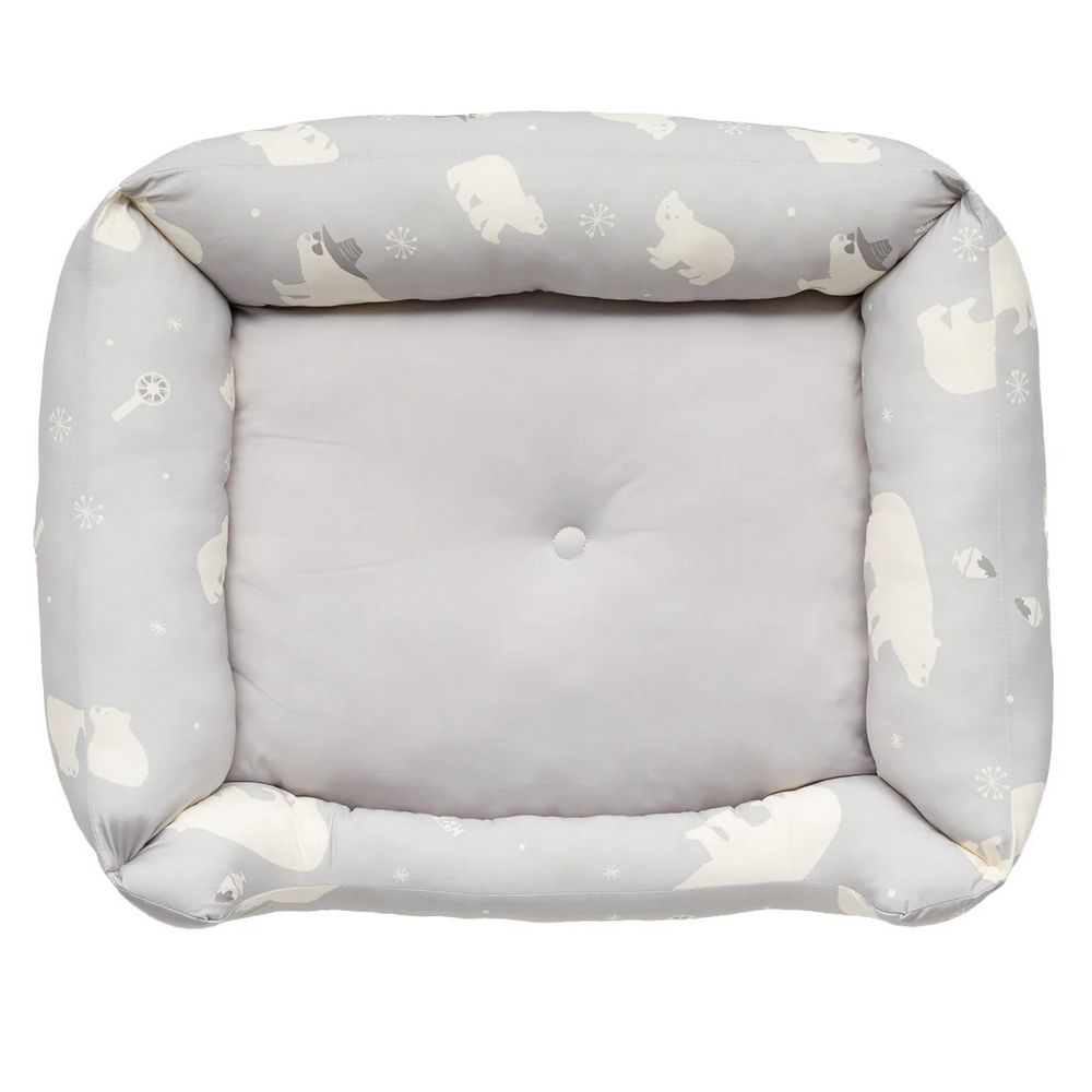 NITORI 宜得利家居 【DECO HOME商品】進階涼感 寵物床 方 DH N COOL SP BEAR GY M 白熊