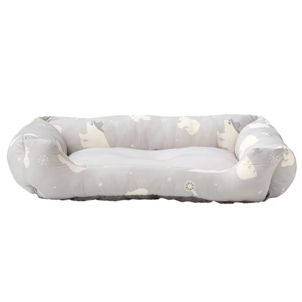 NITORI 宜得利家居 【DECO HOME商品】進階涼感 寵物床 方 DH N COOL SP BEAR GY M 白熊