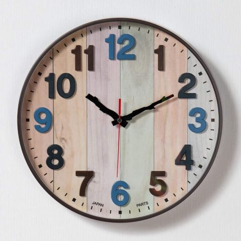 【NITORI 宜得利家居】掛鐘 BS-806 SW LBR