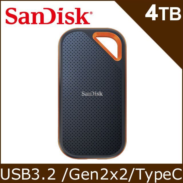 SanDisk E81 4TB 2.5吋行動固態硬碟- PChome 24h購物