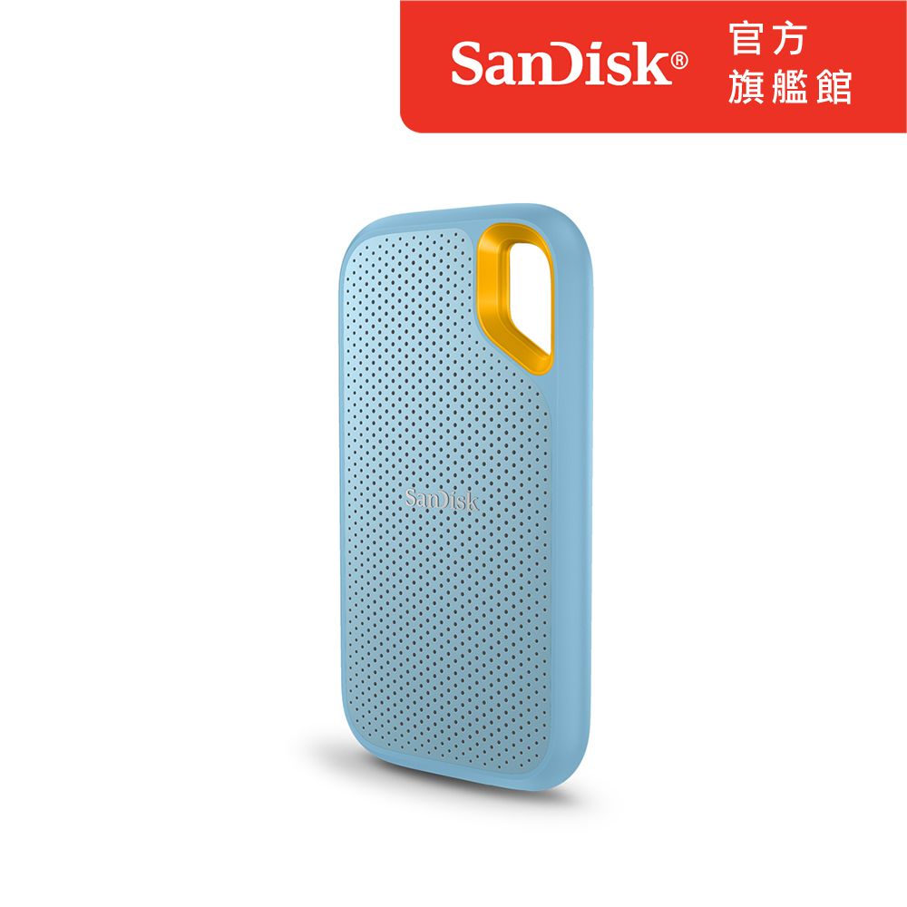 SanDisk 晟碟 E61 4TB 2.5吋行動固態硬碟 (天藍)