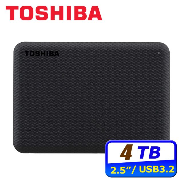 TOSHIBA 東芝  Canvio Advance V10 4TB 2.5吋行動硬碟-黑