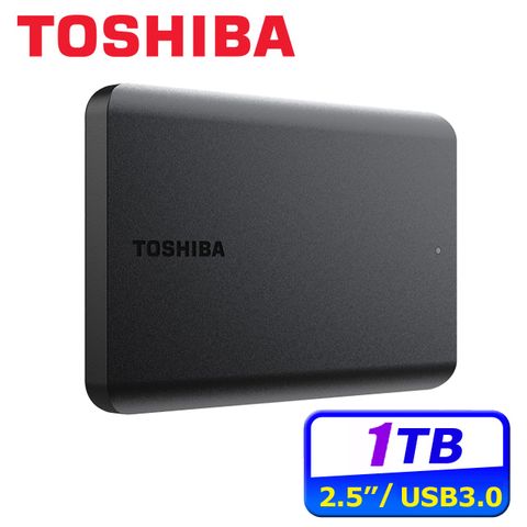Toshiba Canvio Basics A5 1TB 2.5吋行動硬碟
