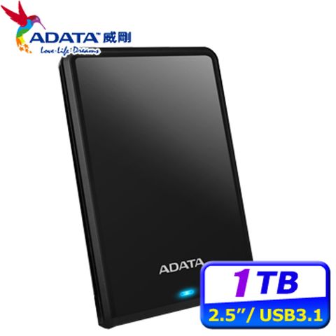 ADATA威剛 HV620S 1TB(黑) 2.5吋行動硬碟