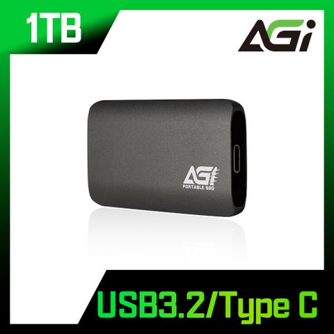 AGI 亞奇雷 1TB 外接式SSD固態硬碟