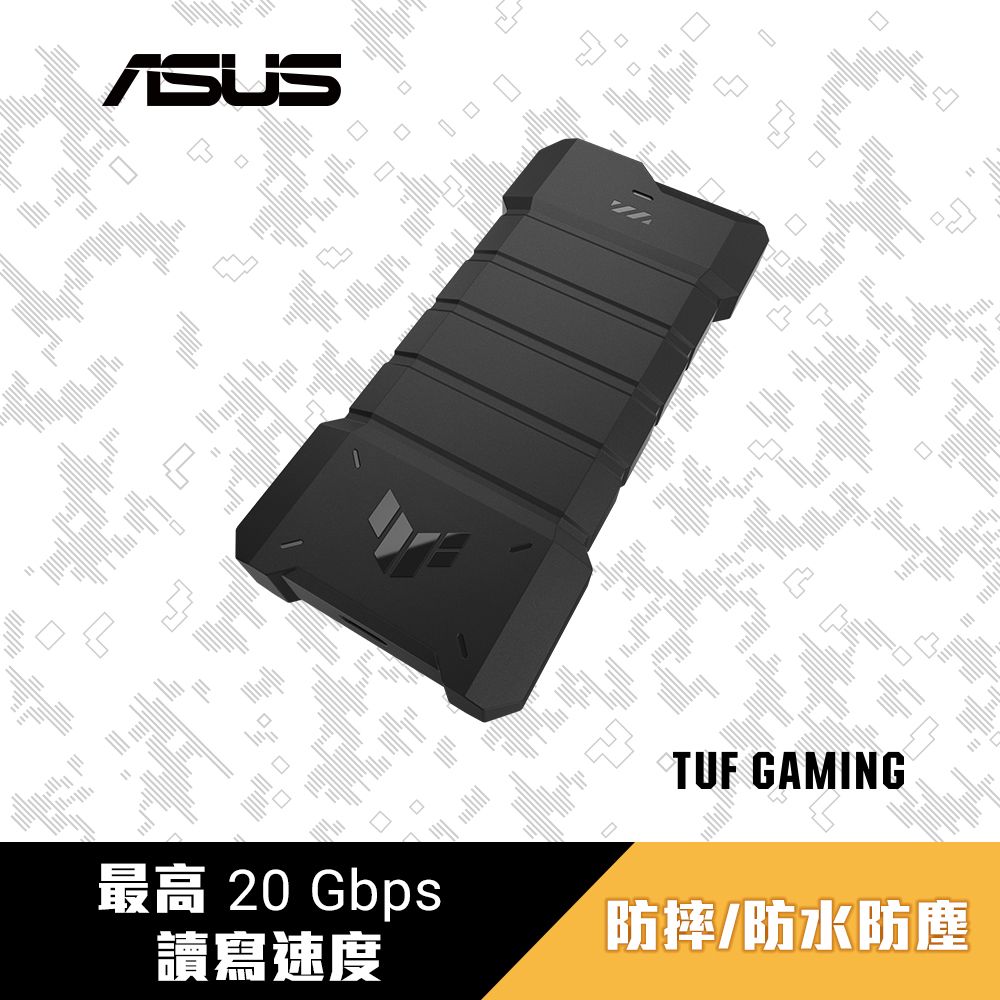 ASUS 華碩   TUF GAMING AS1000 Plus 1TB 外接式SSD(ESD-T1U10)