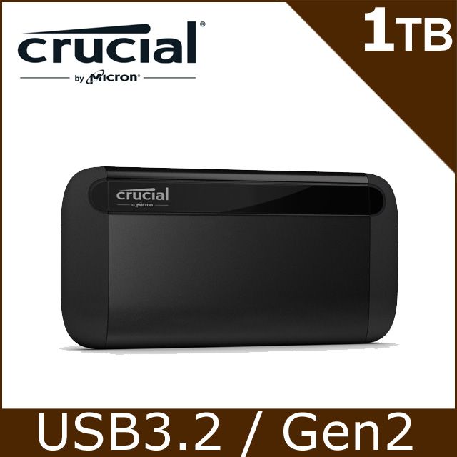 美光Micron Crucial X8 1TB 外接式SSD - PChome 24h購物