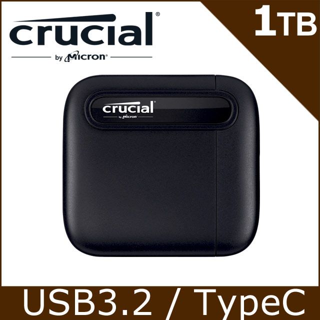 美光Micron Crucial X6 1TB 外接式SSD - PChome 24h購物