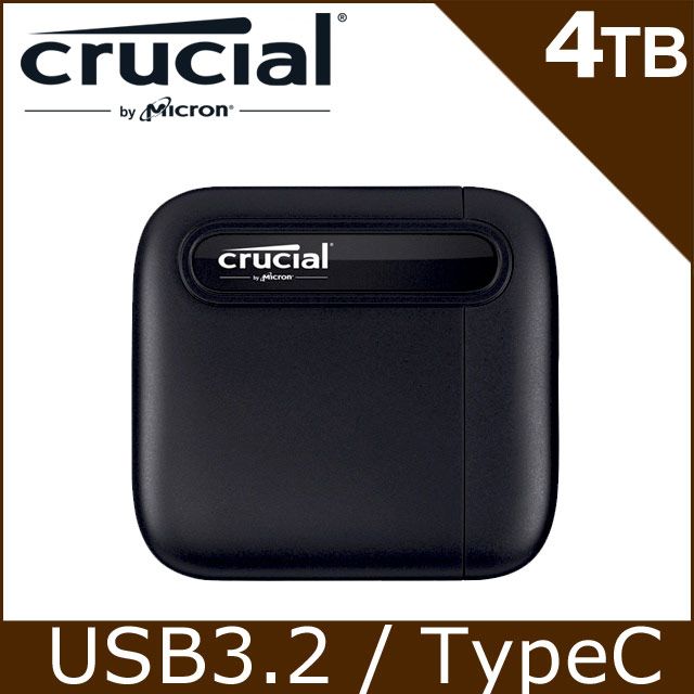 美光Micron Crucial X6 4TB 外接式SSD - PChome 24h購物