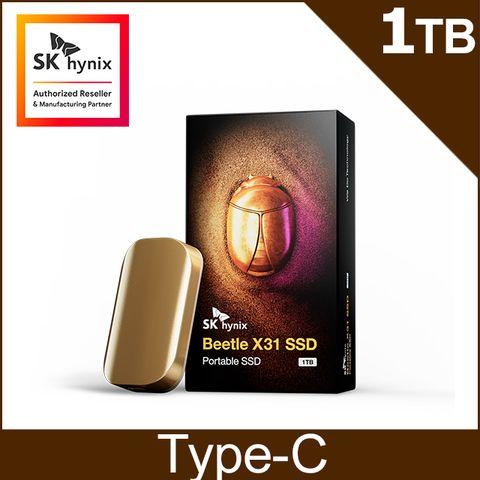 SK hynix 海力士 Beetle X31 1TB USB3.2 Gen2 外接式 SSD