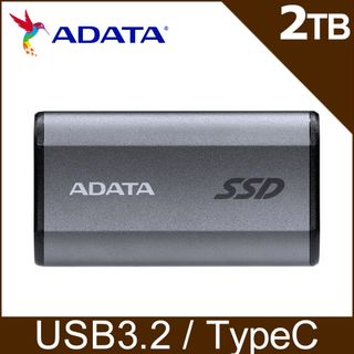 ADATA 威剛 SE880 2TB 外接式固態硬碟SSD(鈦灰)(AELI-SE880-2TCGY)