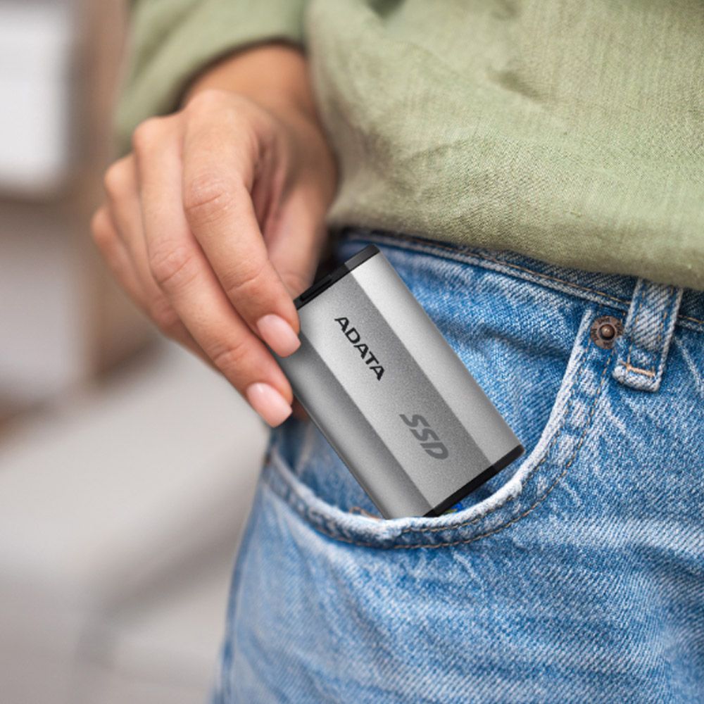 ADATA 威剛 SSD SD810 4TB 外接式固態硬碟SSD(銀灰)