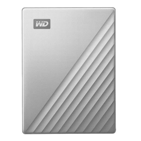 WD My Passport Ultra 2TB 2T 2.5吋 威騰 USB-C 2.5吋 鋁合金 外接式硬碟 (炫光銀)