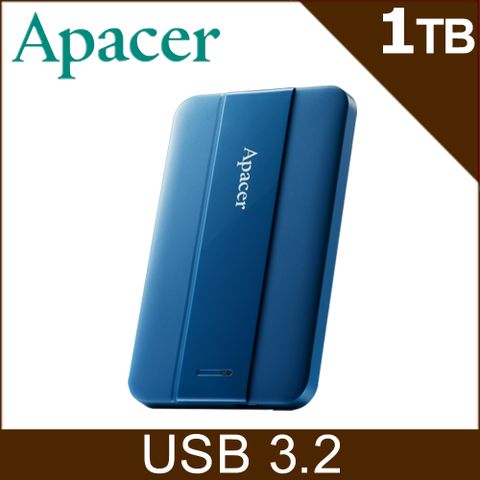 Apacer宇瞻 AC237 1TB 2.5吋行動硬碟-藍