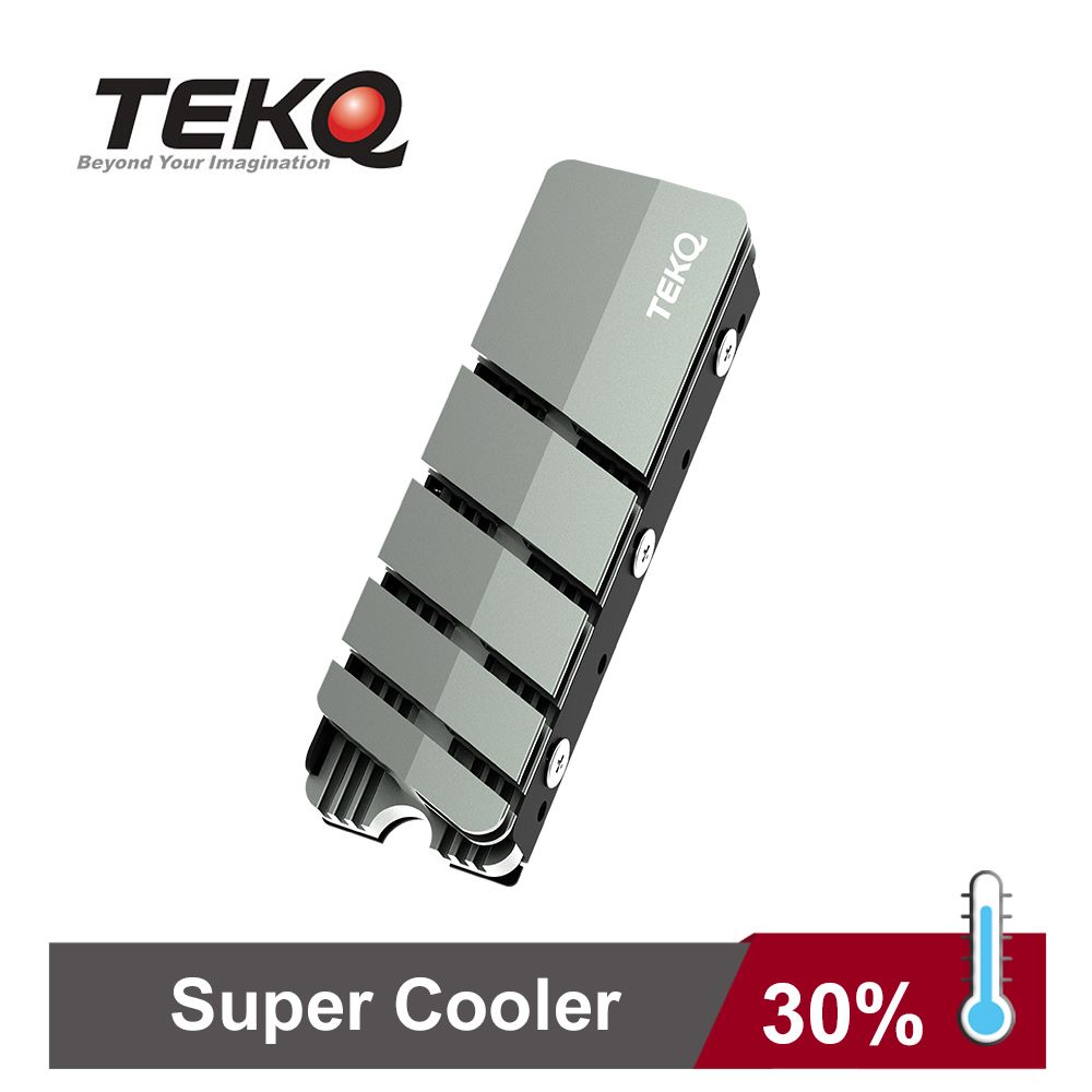 TEKQ Super Cooler PCIe NVMe M.2 2280 SSD 散熱條 散熱片 散熱器 N91