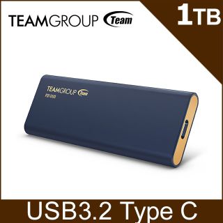 TEAM 十銓PD1000 1TB USB3.2 Type C SSD 外接式固態硬碟- PChome 24h購物