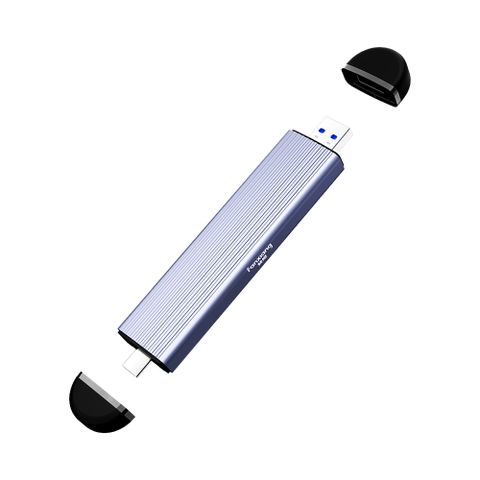 FANXIANG梵想 M.2 SSD固態硬碟外接盒 NVMe/SATA雙模式USB3.2Gen2+Type-C雙接口設計