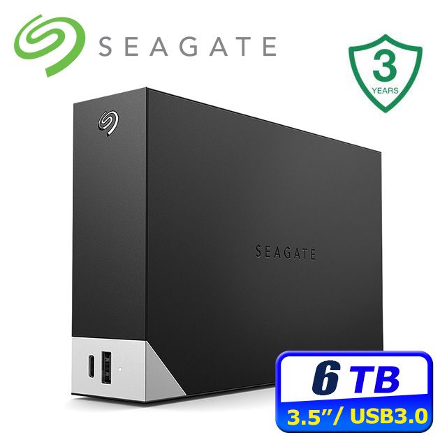 Seagate One Touch Hub 6TB 3.5吋外接硬碟(STLC6000400) - PChome 24h購物
