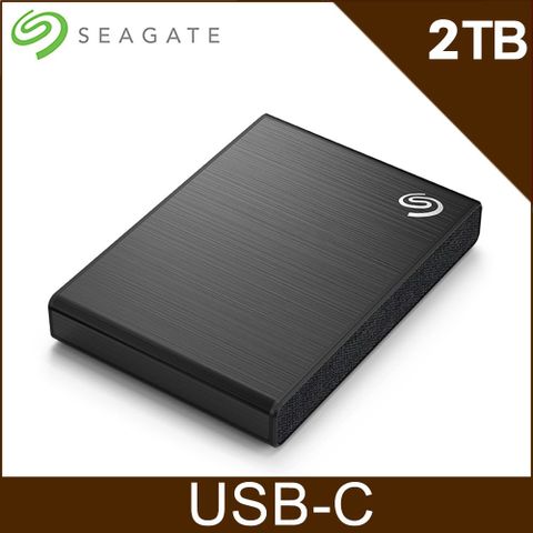 Seagate 希捷 One Touch 2TB 輕薄高速 SSD-極夜黑 (STKG2000400)