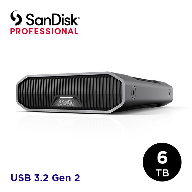 SanDisk PROFESSIONAL G-DRIVE V2 6TB外接式硬碟(公司貨) - PChome 24h購物