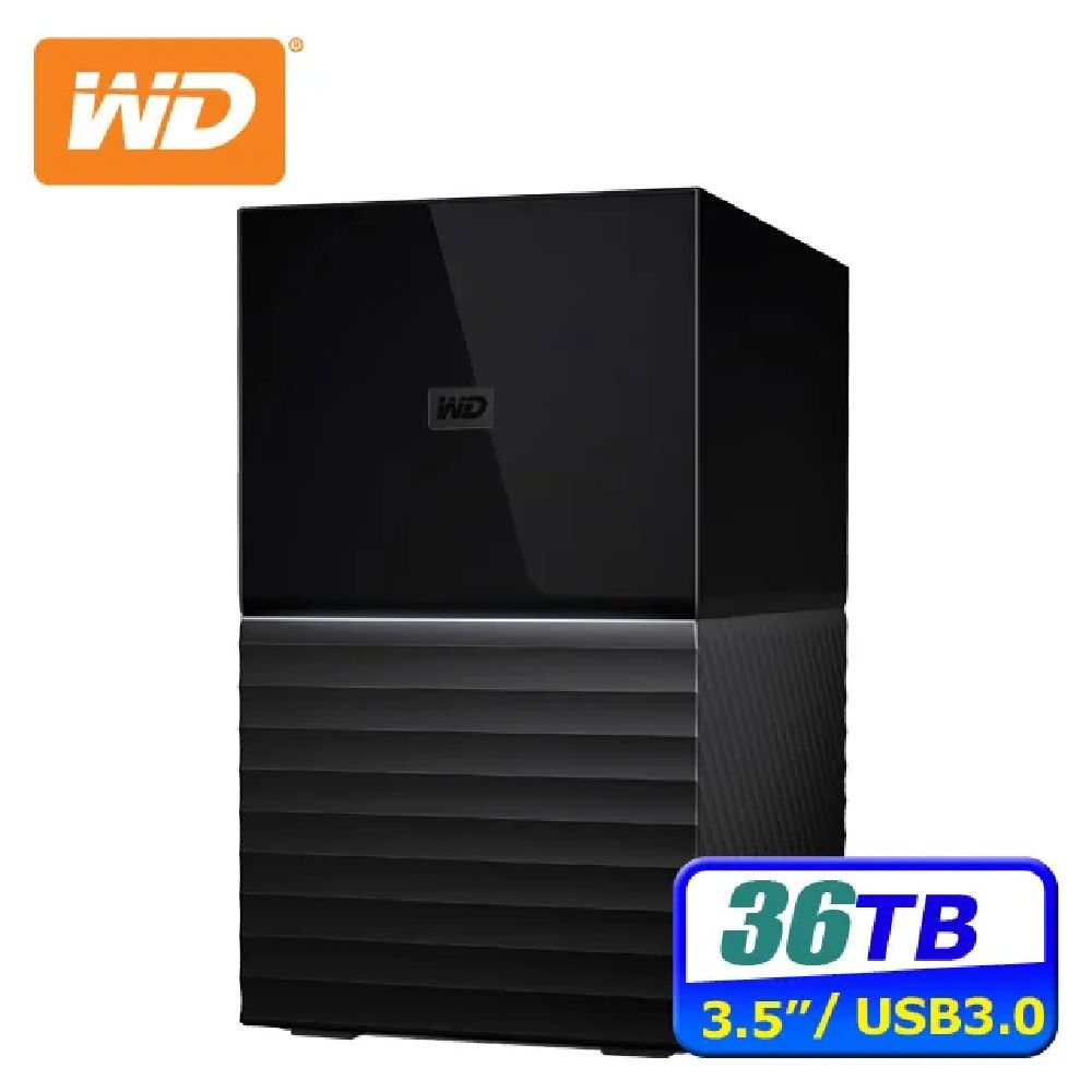 WD 威騰  My Book Duo 36TB(18TBx2) 3.5吋雙硬碟儲存