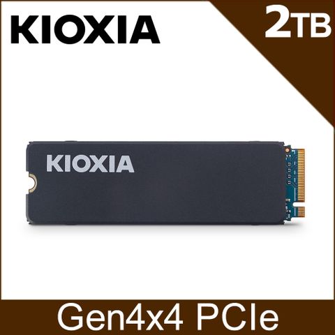 KIOXIA 鎧俠 Exceria Heatsink SSD M.2 2280 PCIe NVMe 2TB Gen4x4