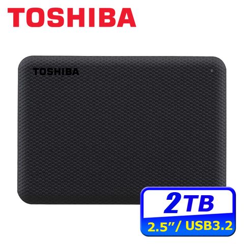 TOSHIBA 東芝 Canvio Advance V10 2TB 2.5吋行動硬碟-黑