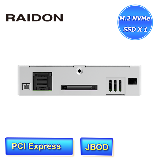 STARDOM RAIDON HiU1776-U6P3 單槽 M.2 NVMe SSD 內接式硬碟抽取盒