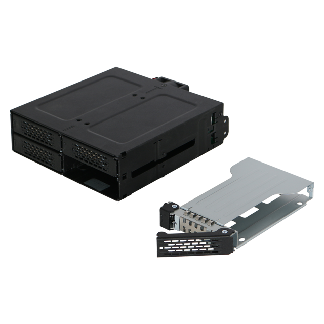 ICY DOCK 全金屬四層式 2.5吋 SATA HDD & SSD (4轉1) 硬碟背板模組抽取盒(MB607SP-B)