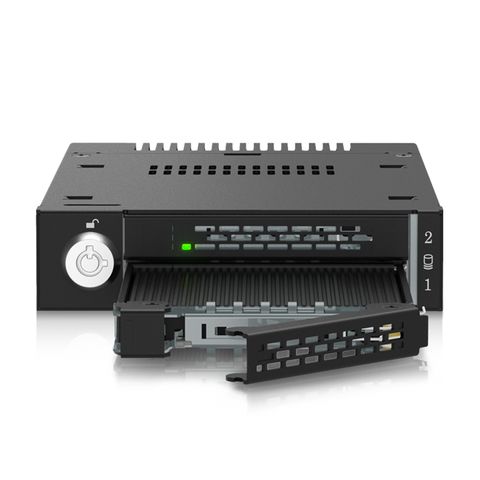 ICY DOCK 雙層式 M.2 NVMe SSD PCIe 4.0 硬碟抽取盒 (MB834MK-B V2)