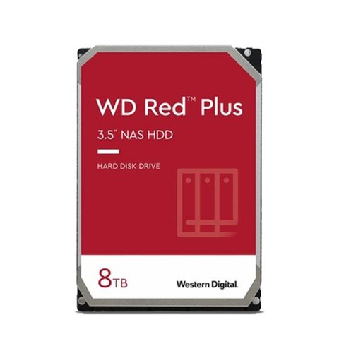 [2入組] WD【紅標Plus】(WD80EFPX) 8TB/5640轉/256MB/3.5吋/3Y