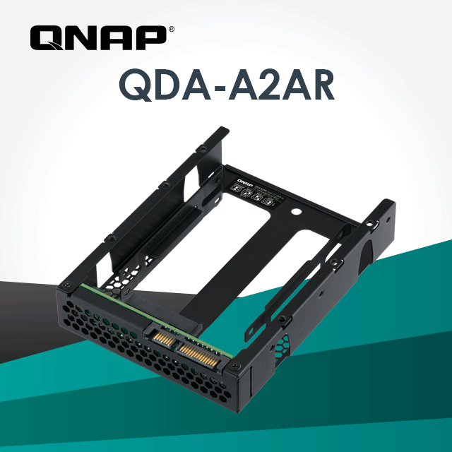 QNAP 威聯通   QDA-A2AR 雙 2.5 吋轉單 3.5 吋 SATA 硬碟轉接盒