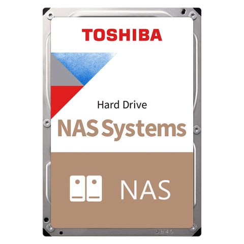 Toshiba【N300 NAS碟】(HDWG51CAZSTA) 12TB /7200轉/512MB/3.5吋/3Y NAS硬碟