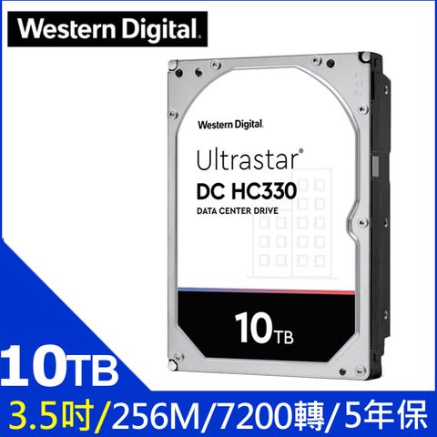 WD【Ultrastar DC HC330】10TB 3.5吋 企業級硬碟
