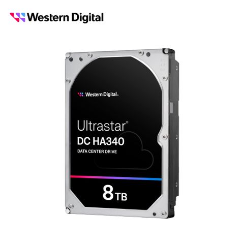 WD Ultrastar DC HA340 8TB 3.5吋企業級硬碟(0B47078)