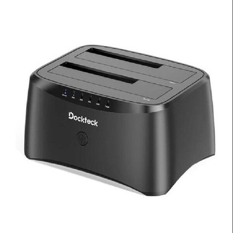 Dockteck USB3.0 SATA3 3.5+2.5吋外接硬碟座 一鍵離線對拷 脫機對拷 (DH0001)