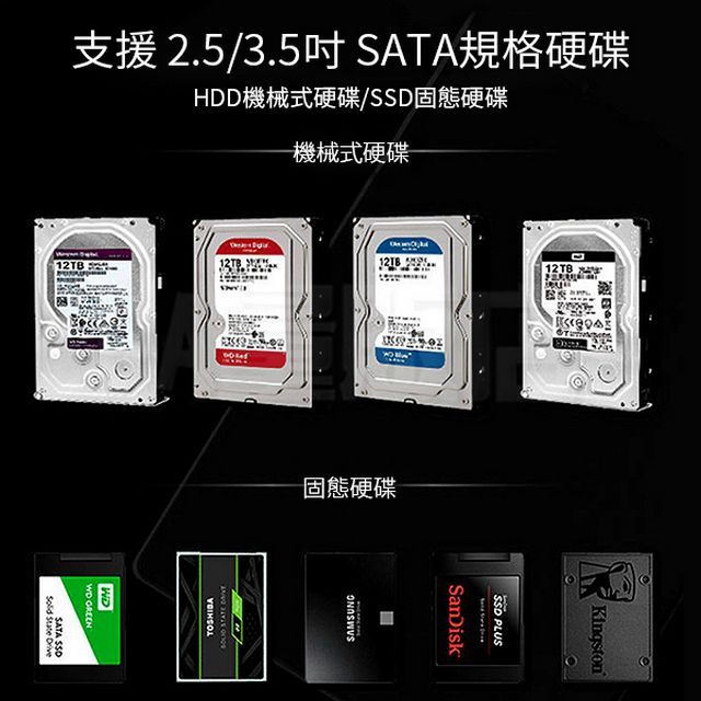  3.5吋 SATA 外接硬碟轉接盒 硬碟盒 USB3.0