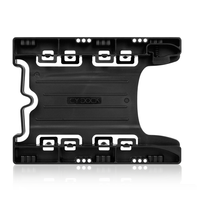 ICY DOCK 無螺絲雙2.5吋SSD/HDD轉3.5吋裝置 硬碟轉接架 (MB290SP-B)