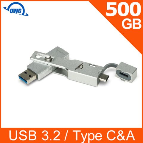 500GBOWC Envoy Pro miniUSB-C+USB-A Gen2 10Gb/s最佳的口袋型 SSD