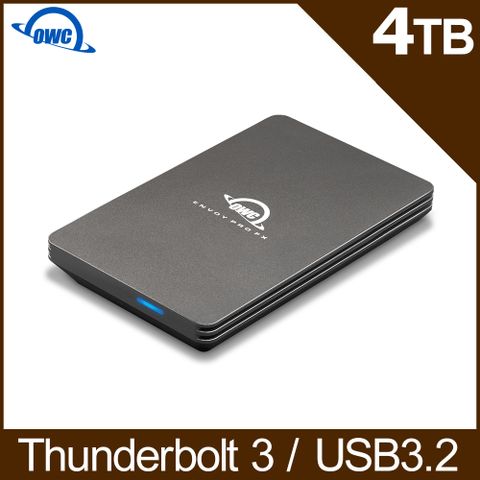 OWC 4TB Envoy Pro FX - USB-C/USB-A 通用 Thunderbolt 硬碟