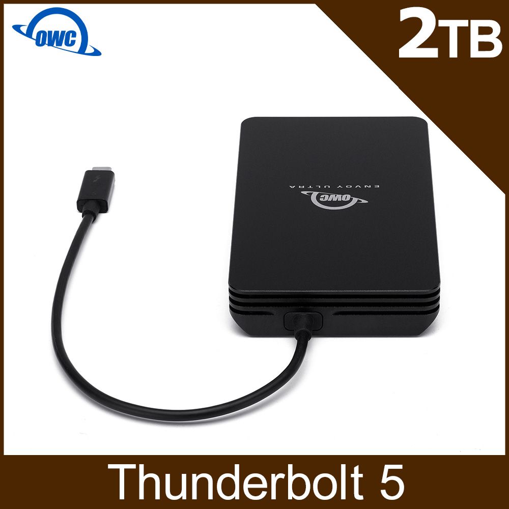 OWC Envoy Ultra 2TB Thunderbolt 5 外接式SSD