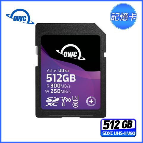 OWC Atlas Ultra - 512GB SDXC UHS-II V90 記憶卡