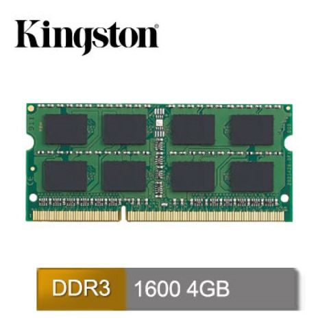 Kingston 4GB DDR3 1600筆記型記憶體