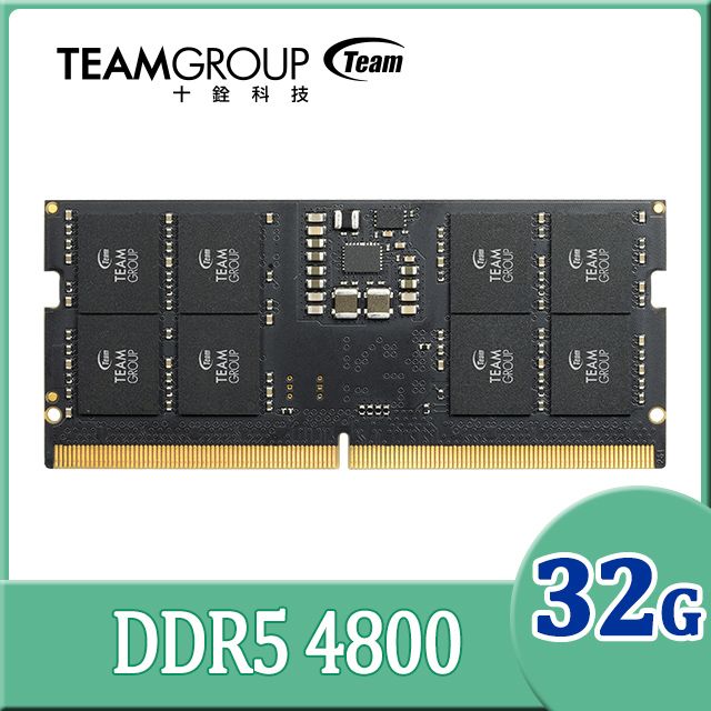 TEAM 十銓ELITE DDR5 4800 32GB 筆記型記憶體- PChome 24h購物