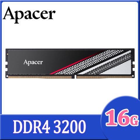 Apacer 宇瞻 [2入組]TEX DDR4 3200 16G 桌上型超頻記憶體(AH4U16G32C28YTBAA-1)