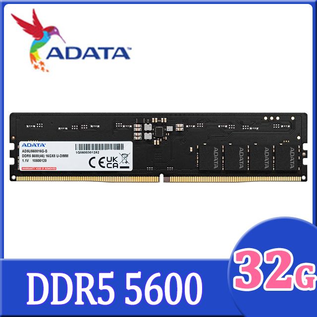 Adata 威剛 Ddr5 5600 32gb 桌上型記憶體ad5u560032g S Pchome 24h購物 6257