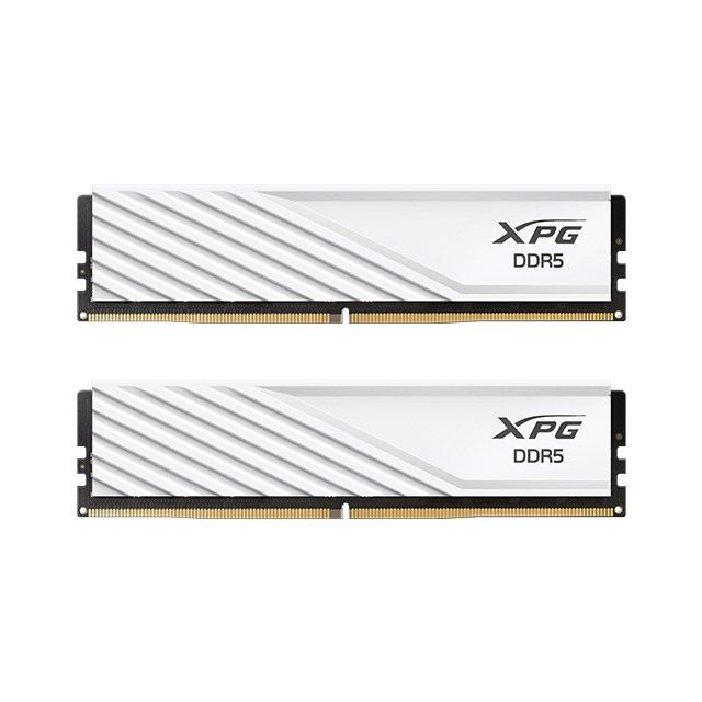 ADATA 威剛 XPG Lancer DDR5 5600 32GB(16Gx2) 桌上型超頻記憶體(白色) (AX5U5600C4616G-DTLABWH)