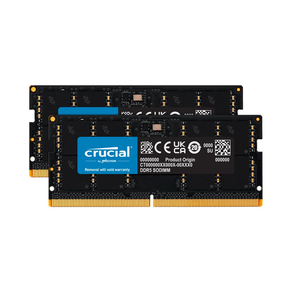 Micron Crucial NB-DDR5 5600 64G(32G*2)雙通筆記型記憶體