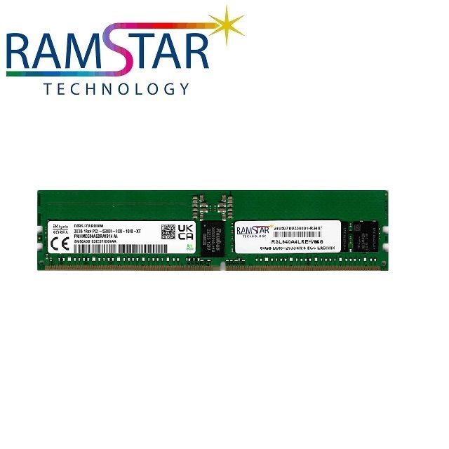 RAMSTAR 鈤星  科技 32G DDR5-4800 ECC RDIMM 伺服器專用記憶體