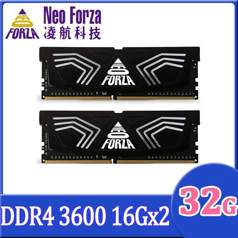 Neoforza Neo Forza  FAYE DDR4 3600 32G(16G*2) 超頻桌上型記憶體